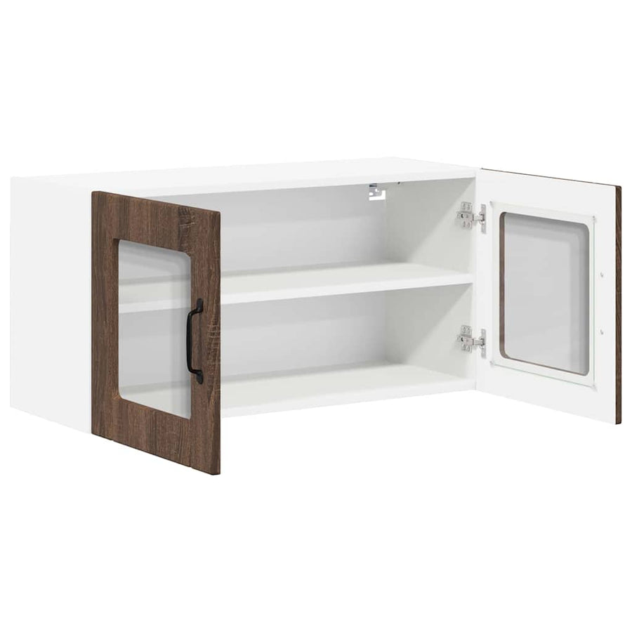 Keukenkast aan de muur Bruin Eiken 80 x 31 x 40 cm Bewerkt hout