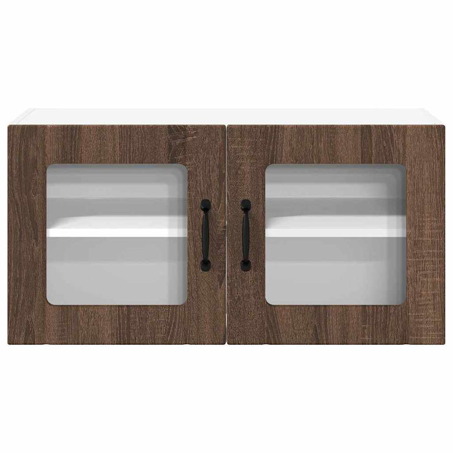 Keukenkast aan de muur Bruin Eiken 80 x 31 x 40 cm Bewerkt hout