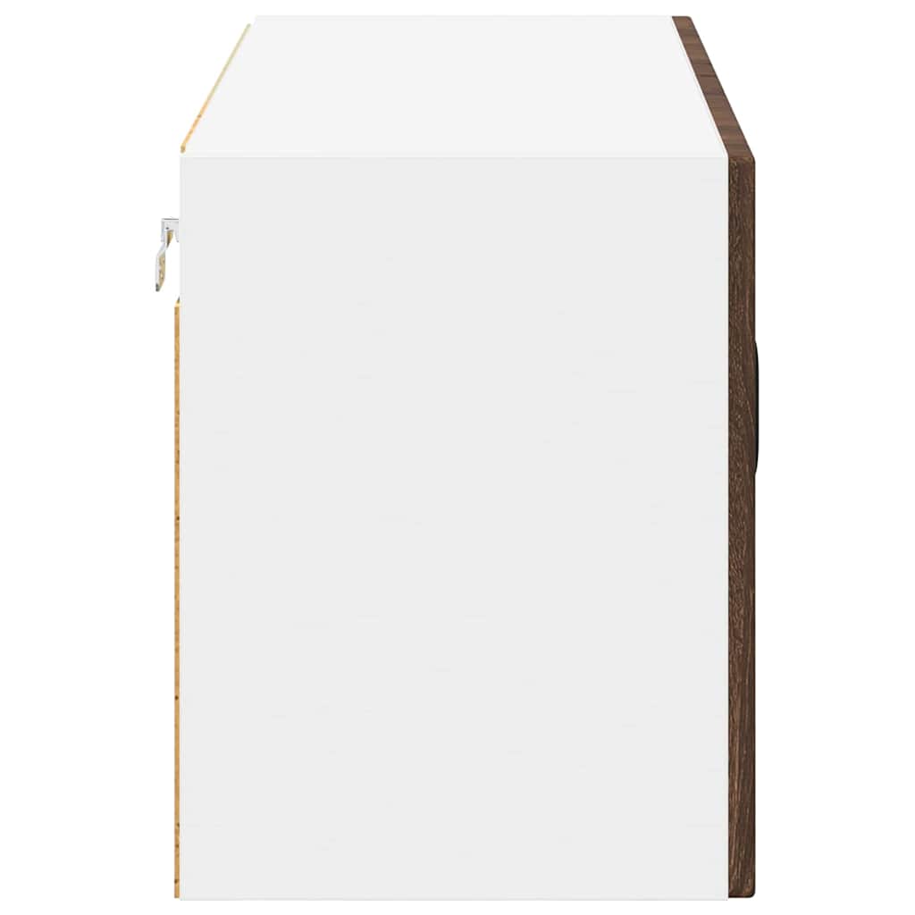 Keukenkast aan de muur Bruin Eiken 80 x 31 x 40 cm Bewerkt hout