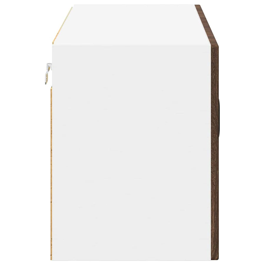 Keukenkast aan de muur Bruin Eiken 80 x 31 x 40 cm Bewerkt hout