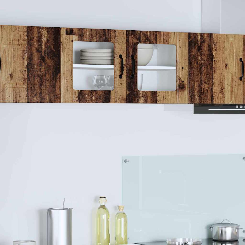 Keukenkast aan de muur Oud Hout 80 x 31 x 40 cm Bewerkt hout