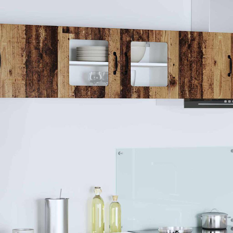 Keukenkast aan de muur Oud Hout 80 x 31 x 40 cm Bewerkt hout