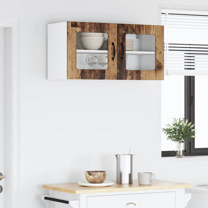 Keukenkast aan de muur Oud Hout 80 x 31 x 40 cm Bewerkt hout