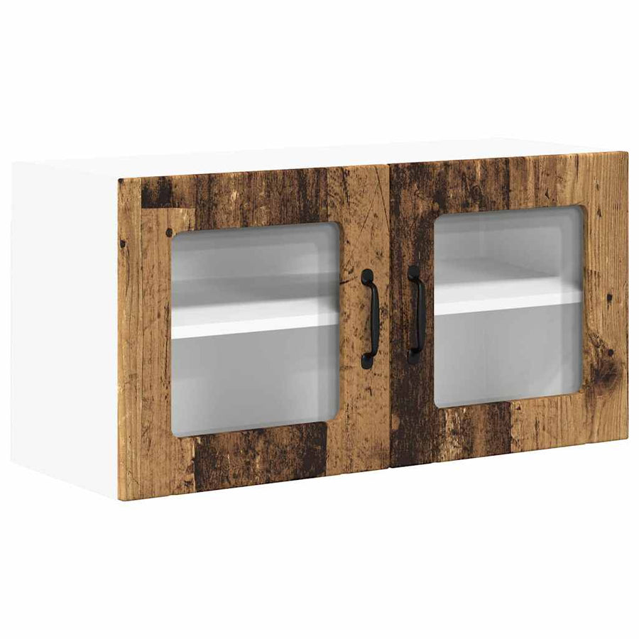 Keukenkast aan de muur Oud Hout 80 x 31 x 40 cm Bewerkt hout