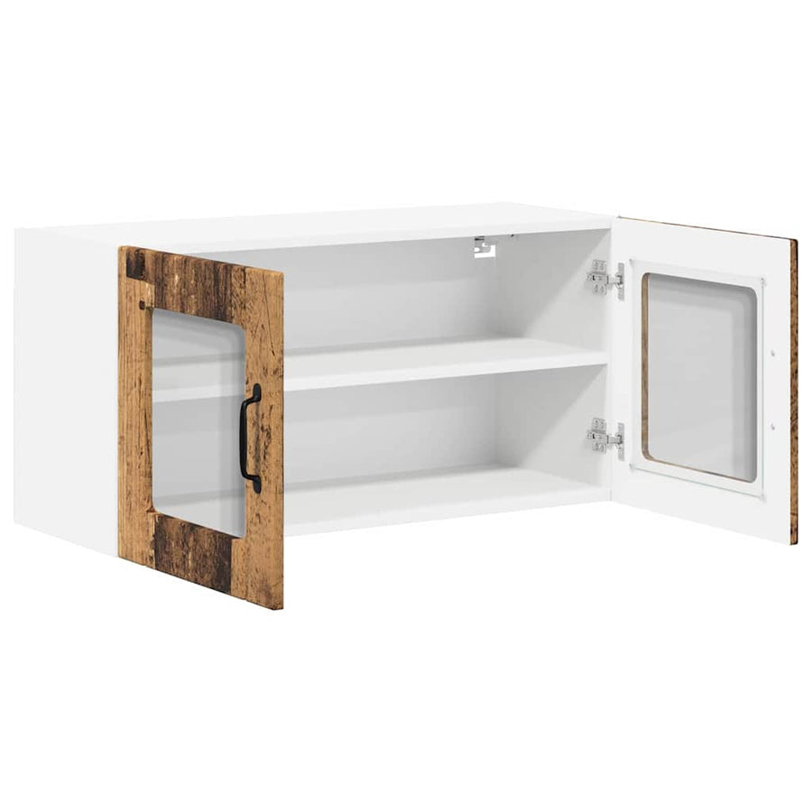 Keukenkast aan de muur Oud Hout 80 x 31 x 40 cm Bewerkt hout