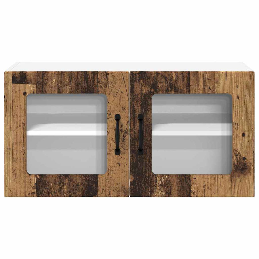 Keukenkast aan de muur Oud Hout 80 x 31 x 40 cm Bewerkt hout