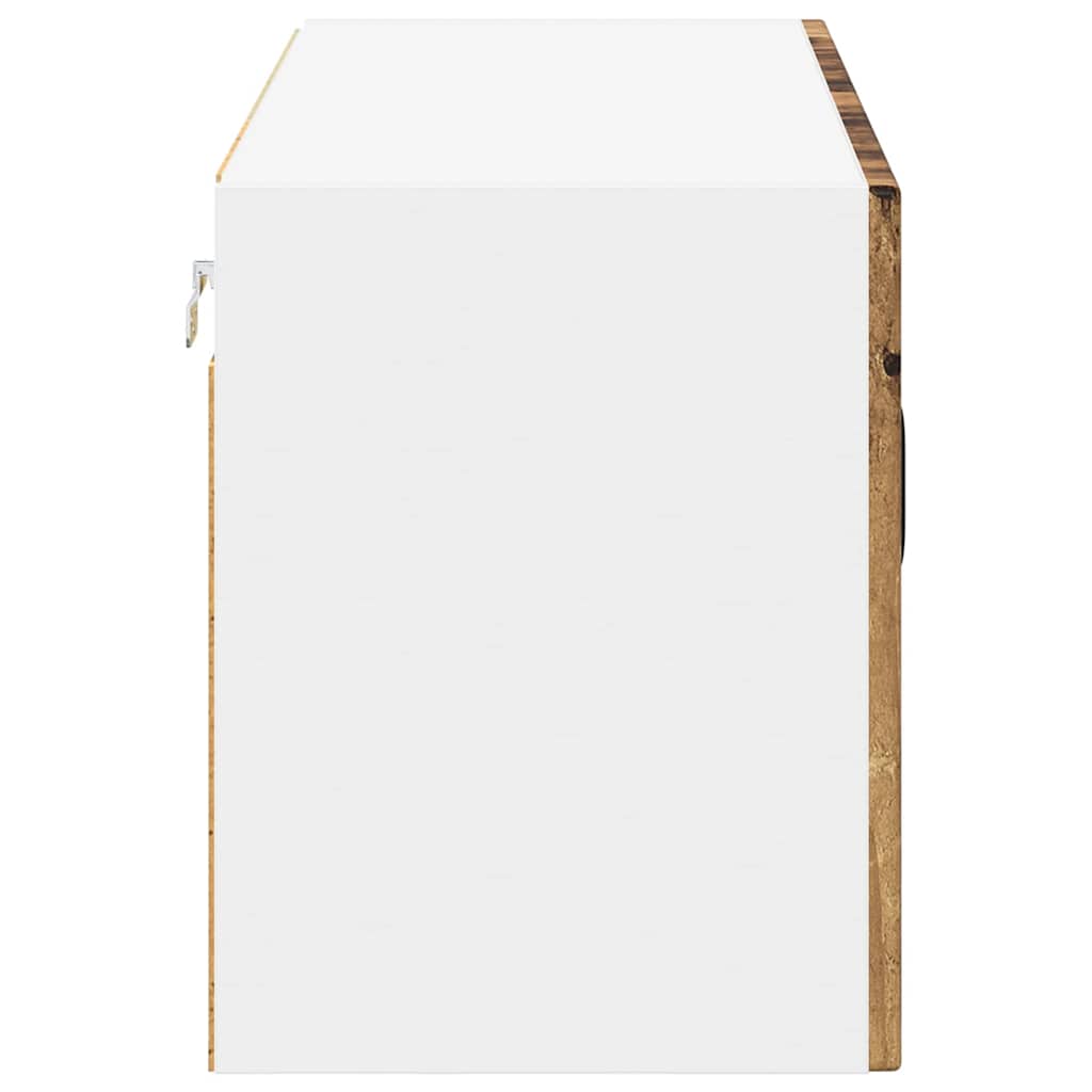 Keukenkast aan de muur Oud Hout 80 x 31 x 40 cm Bewerkt hout