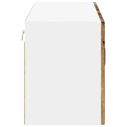Keukenkast aan de muur Oud Hout 80 x 31 x 40 cm Bewerkt hout
