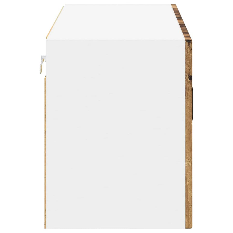 Keukenkast aan de muur Oud Hout 80 x 31 x 40 cm Bewerkt hout