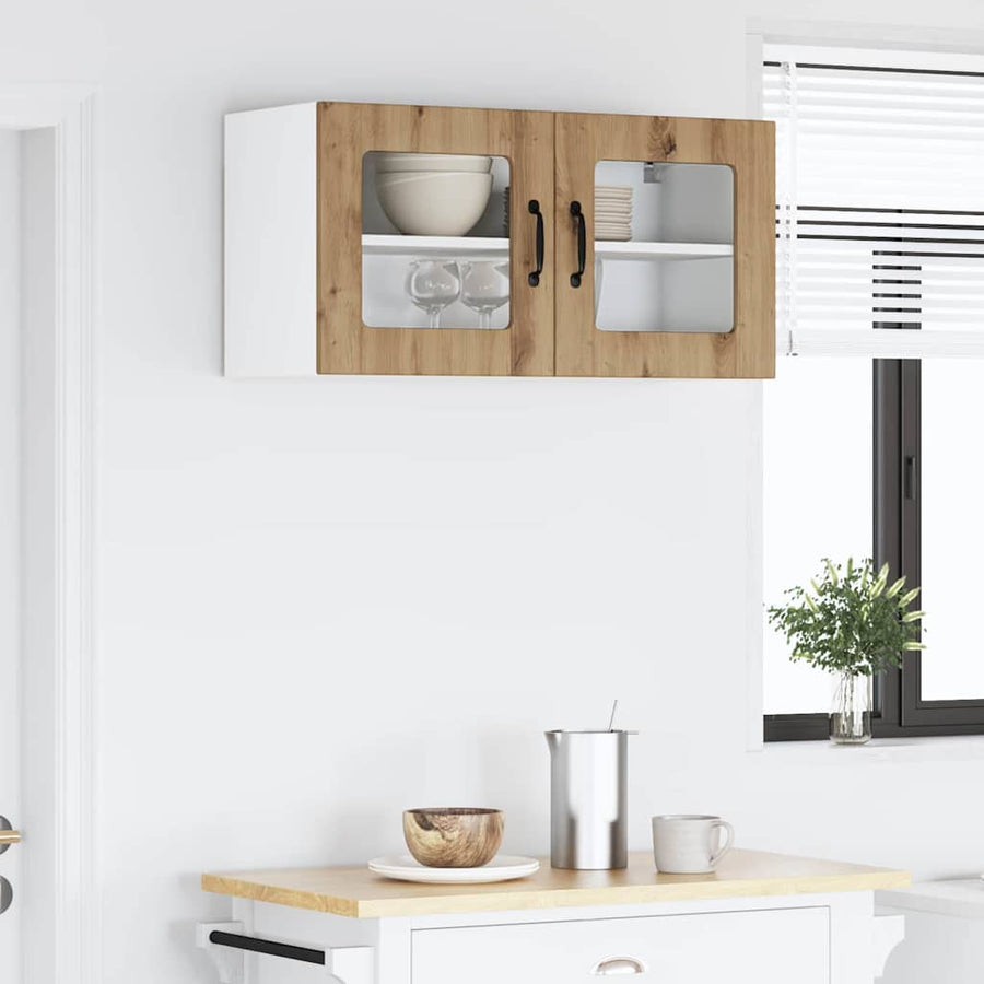 Keukenkast aan de muur met plank Artisan Eiken 80 x 31 x 40 cm
