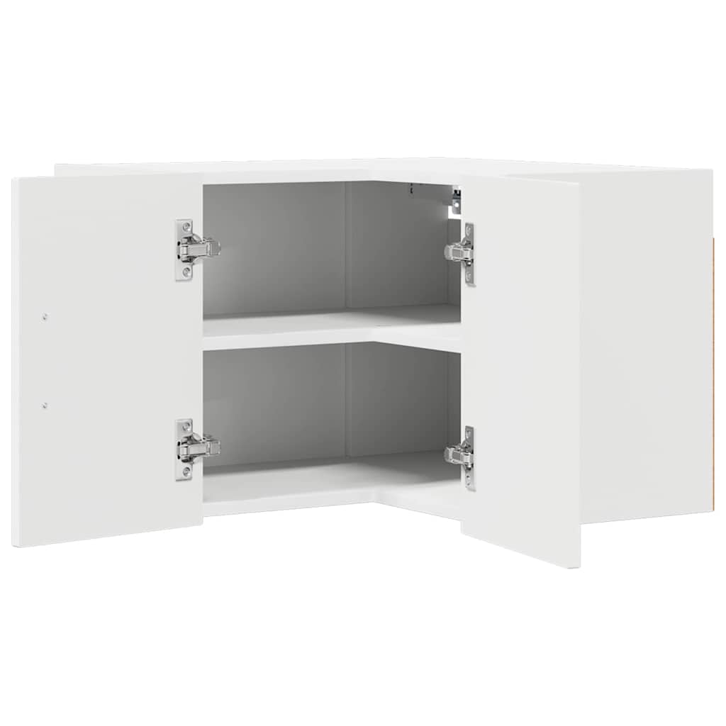 Keukenkast aan de muur Wit 57 x 57 x 40 cm Bewerkt hout