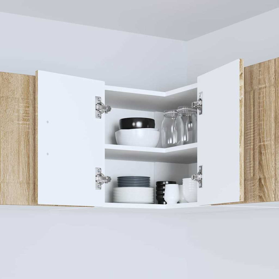 Keukenkast aan de muur met plank Sonoma Eiken 57 x 57 x 40 cm