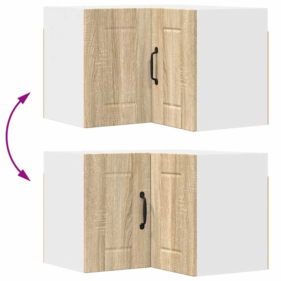 Keukenkast aan de muur met plank Sonoma Eiken 57 x 57 x 40 cm