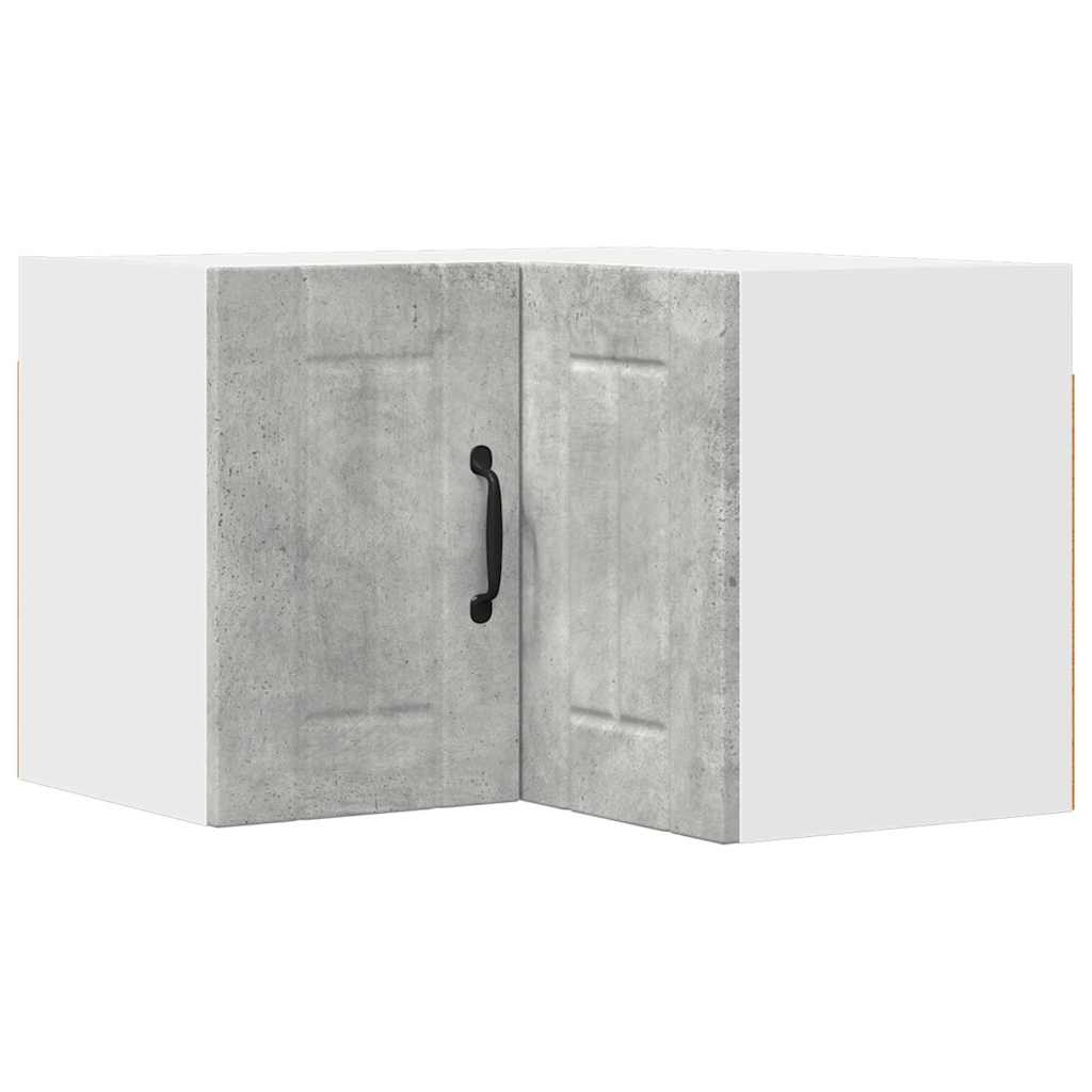 Keukenkast aan de muur Beton Grijs 57 x 57 x 40 cm Bewerkt hout