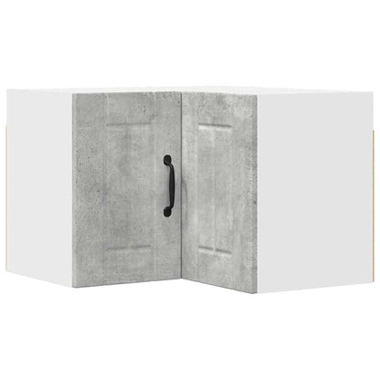Keukenkast aan de muur Beton Grijs 57 x 57 x 40 cm Bewerkt hout