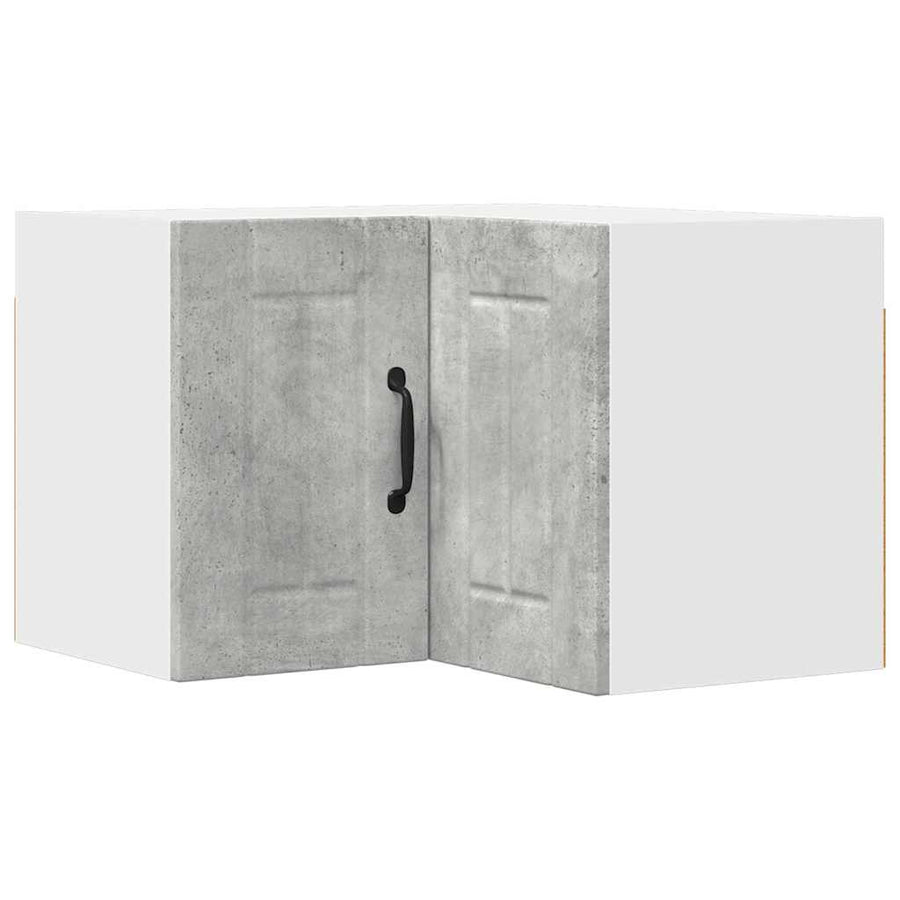 Keukenkast aan de muur Beton Grijs 57 x 57 x 40 cm Bewerkt hout