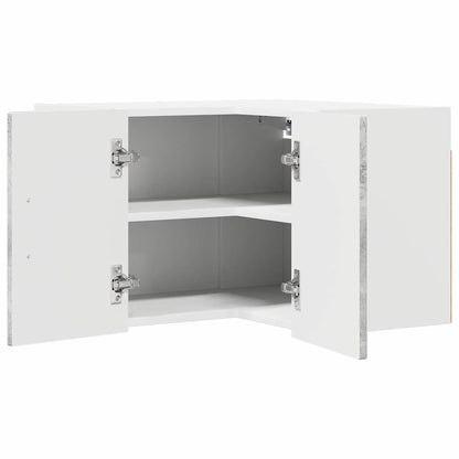 Keukenkast aan de muur Beton Grijs 57 x 57 x 40 cm Bewerkt hout