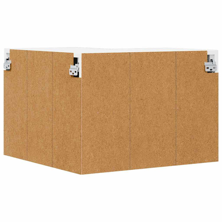 Keukenkast aan de muur Beton Grijs 57 x 57 x 40 cm Bewerkt hout