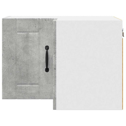 Keukenkast aan de muur Beton Grijs 57 x 57 x 40 cm Bewerkt hout