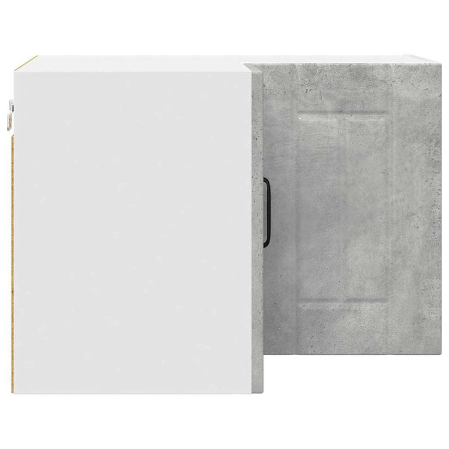 Keukenkast aan de muur Beton Grijs 57 x 57 x 40 cm Bewerkt hout