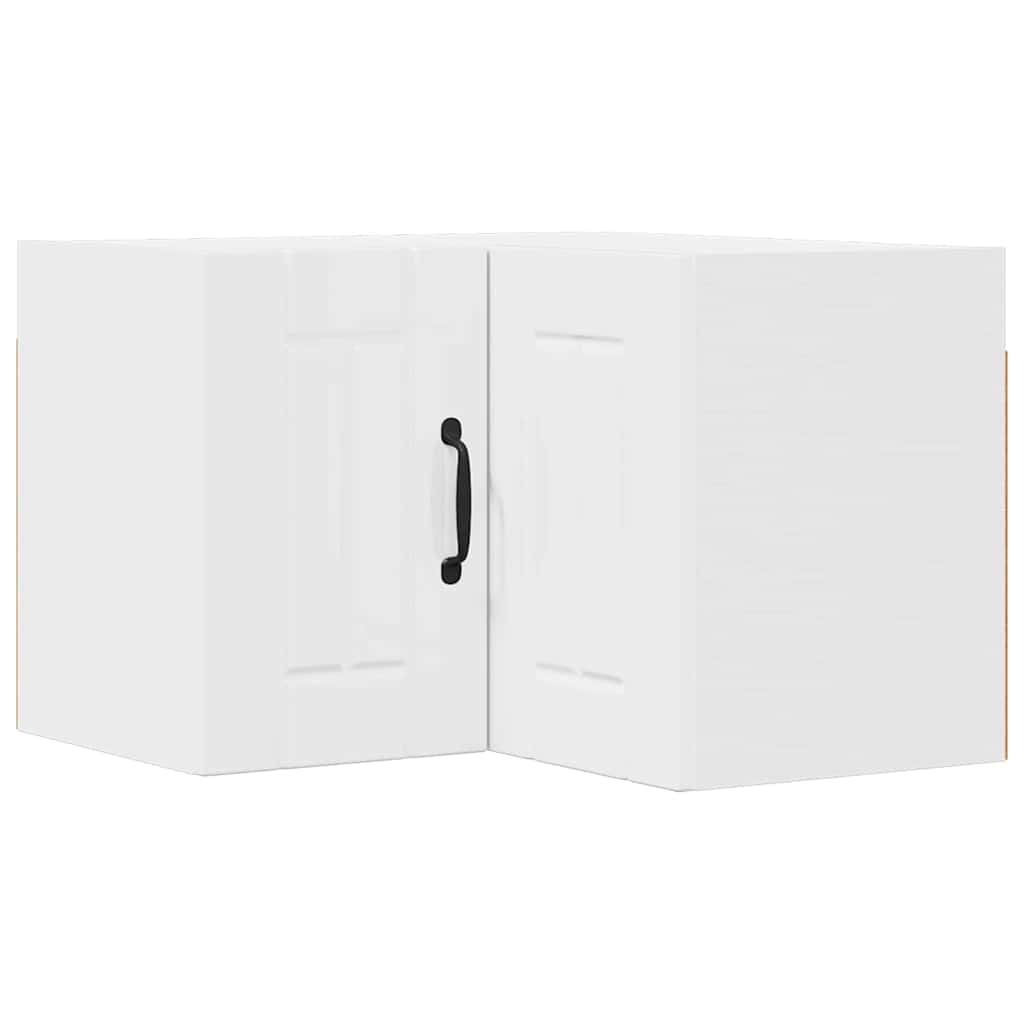Keukenkast aan de muur met plank Hoogglans wit 57 x 57 x 40 cm