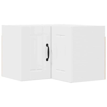 Keukenkast aan de muur met plank Hoogglans wit 57 x 57 x 40 cm