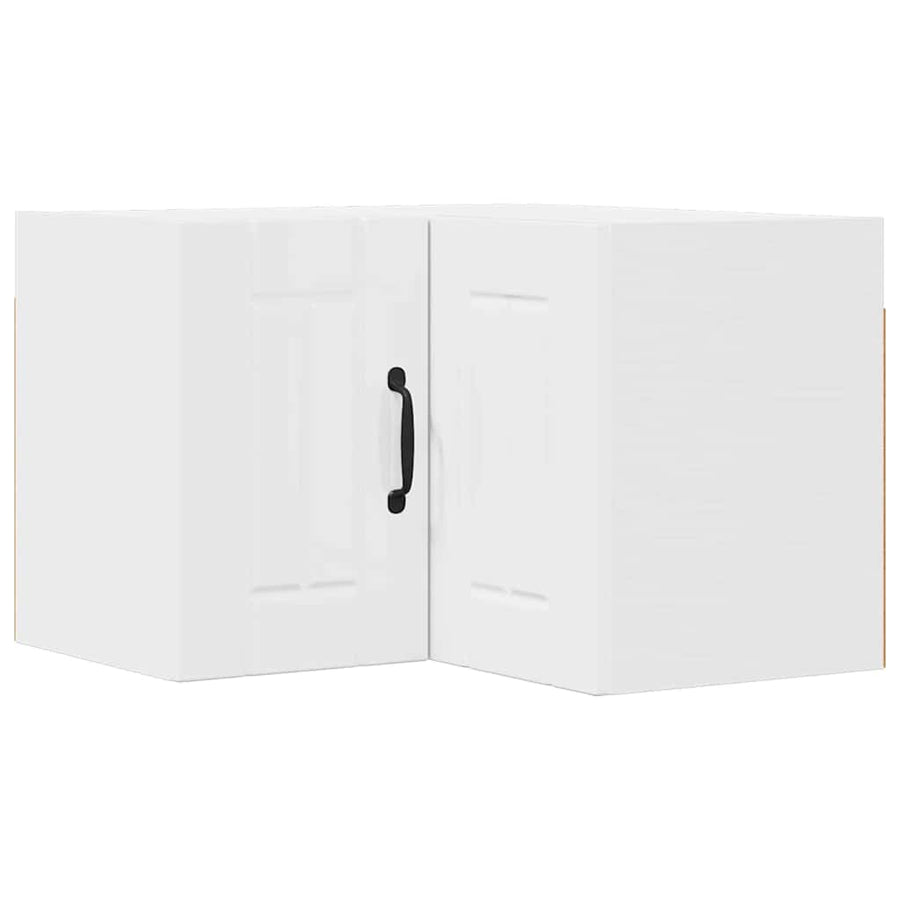 Keukenkast aan de muur met plank Hoogglans wit 57 x 57 x 40 cm