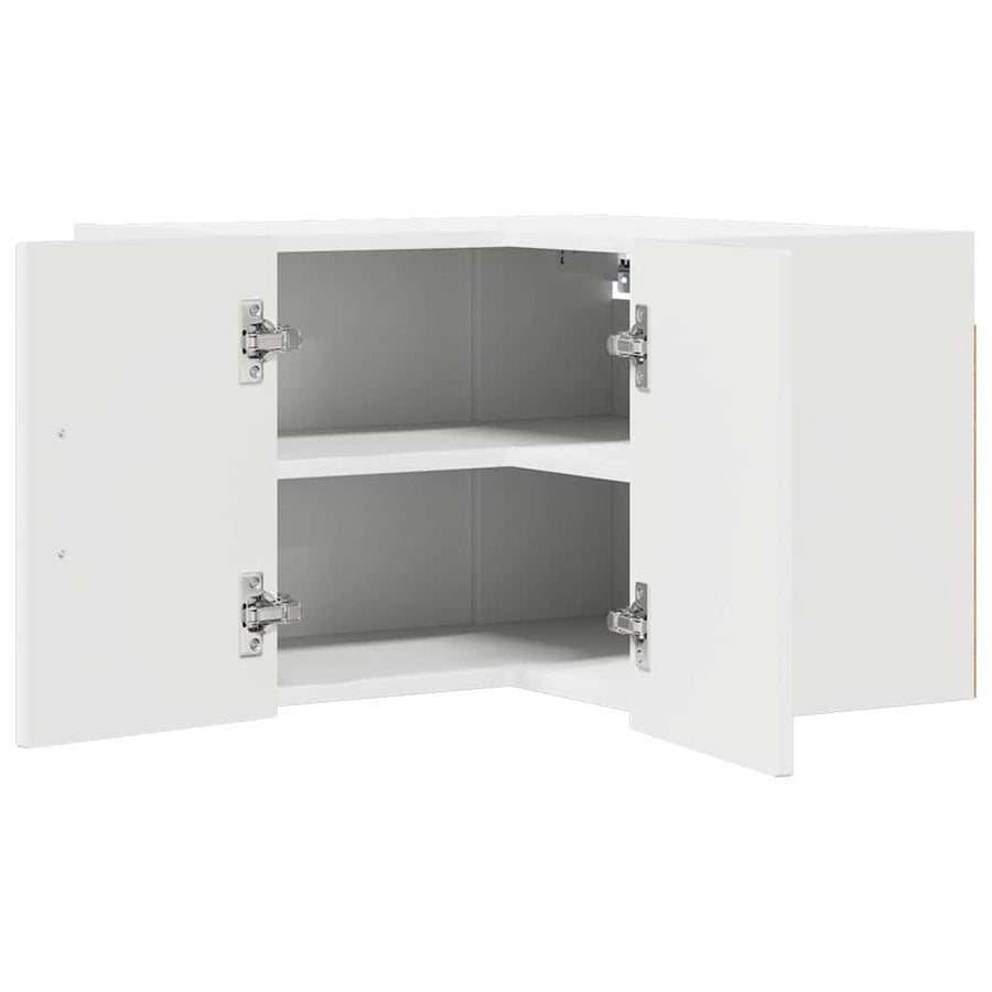 Keukenkast aan de muur met plank Hoogglans wit 57 x 57 x 40 cm