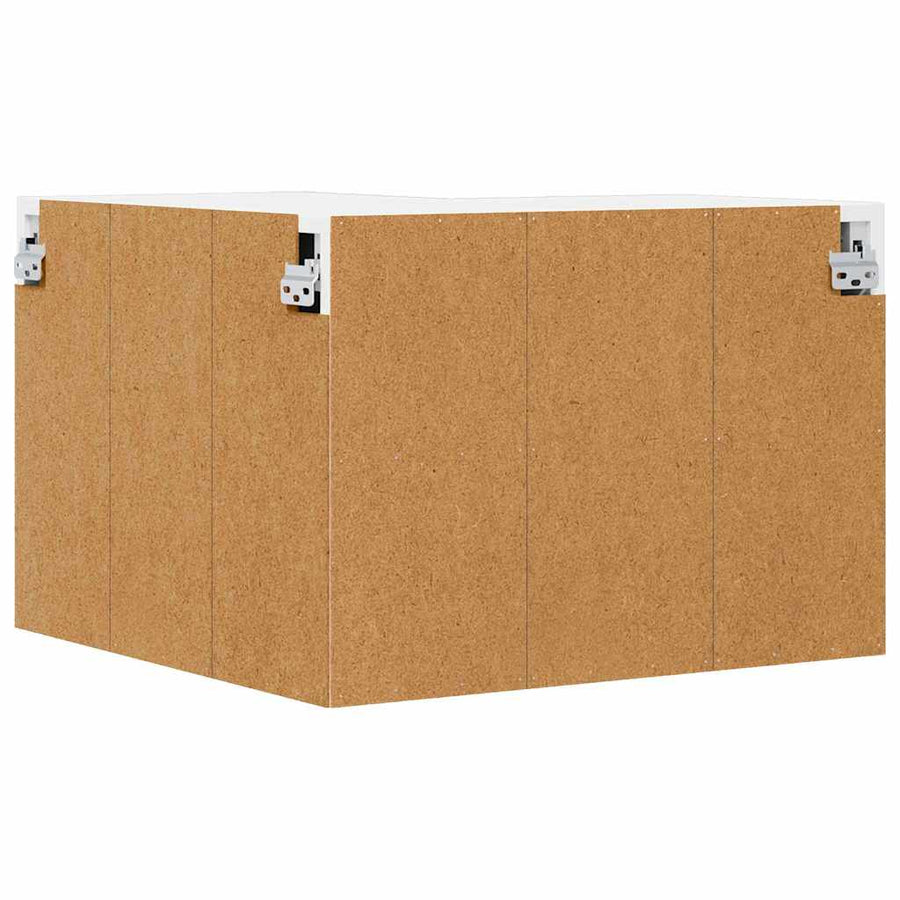 Keukenkast aan de muur met plank Hoogglans wit 57 x 57 x 40 cm
