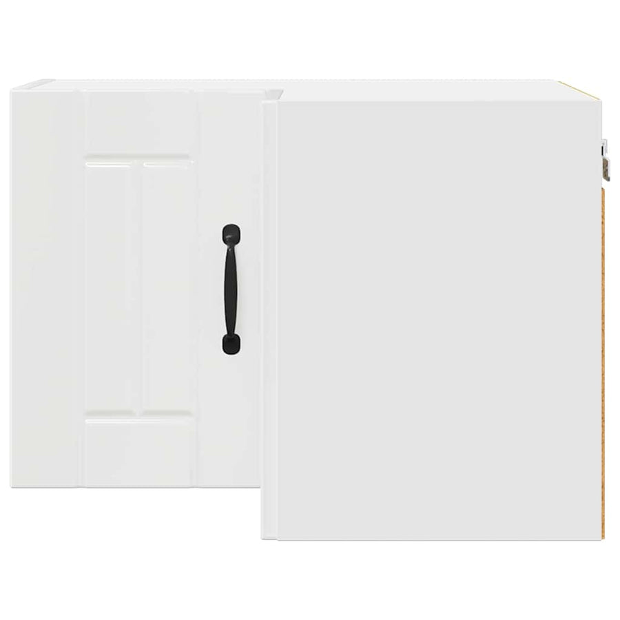 Keukenkast aan de muur met plank Hoogglans wit 57 x 57 x 40 cm