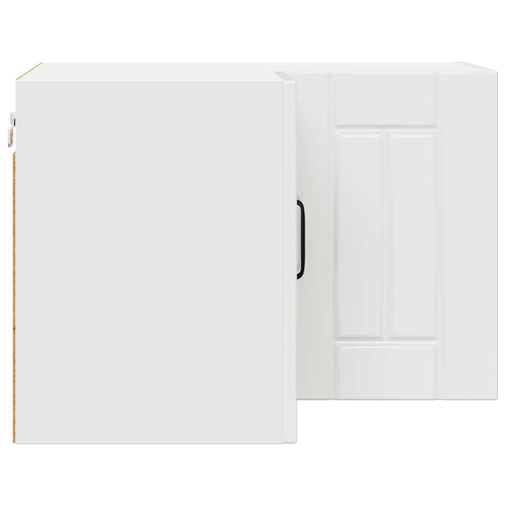 Keukenkast aan de muur met plank Hoogglans wit 57 x 57 x 40 cm