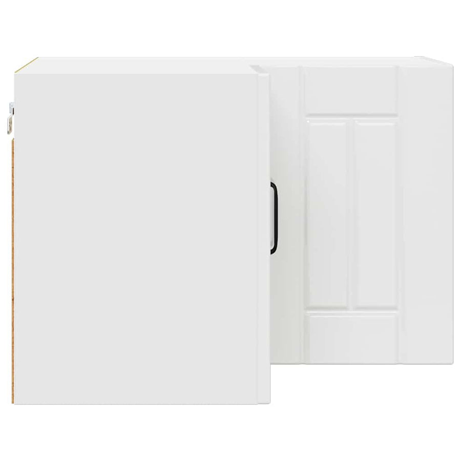 Keukenkast aan de muur met plank Hoogglans wit 57 x 57 x 40 cm