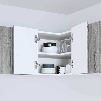 Keukenkast aan de muur met plank Grijs Sonoma 57 x 57 x 40 cm