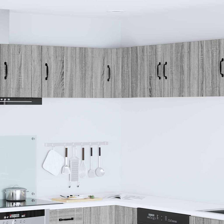 Keukenkast aan de muur met plank Grijs Sonoma 57 x 57 x 40 cm