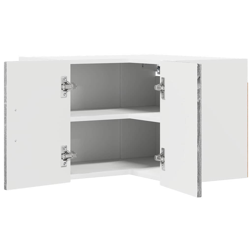 Keukenkast aan de muur met plank Grijs Sonoma 57 x 57 x 40 cm
