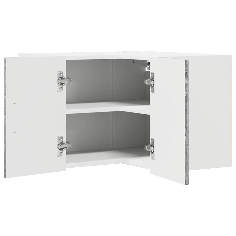 Keukenkast aan de muur met plank Grijs Sonoma 57 x 57 x 40 cm
