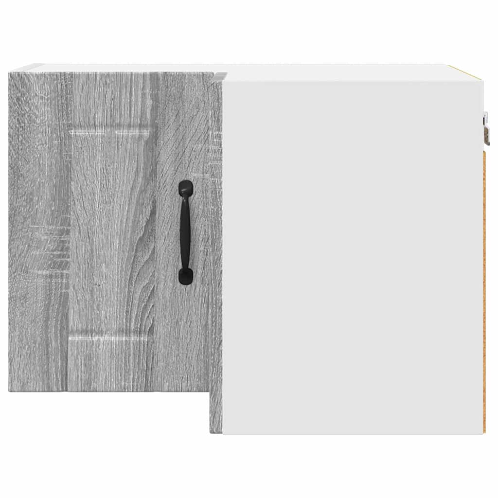 Keukenkast aan de muur met plank Grijs Sonoma 57 x 57 x 40 cm