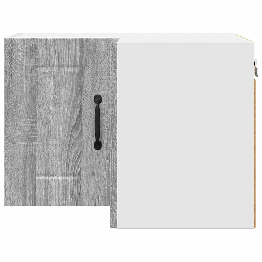 Keukenkast aan de muur met plank Grijs Sonoma 57 x 57 x 40 cm