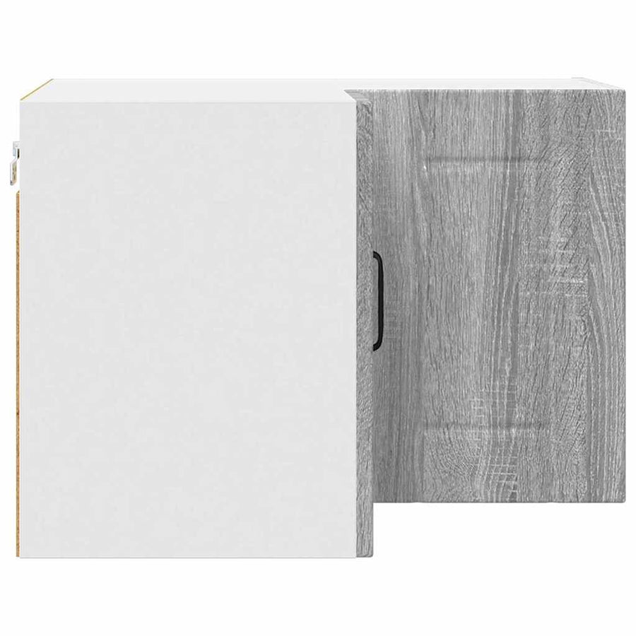 Keukenkast aan de muur met plank Grijs Sonoma 57 x 57 x 40 cm