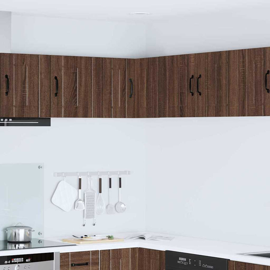 Keukenkast aan de muur Bruin Eiken 57 x 57 x 40 cm Bewerkt hout