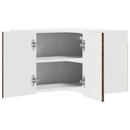 Keukenkast aan de muur Bruin Eiken 57 x 57 x 40 cm Bewerkt hout
