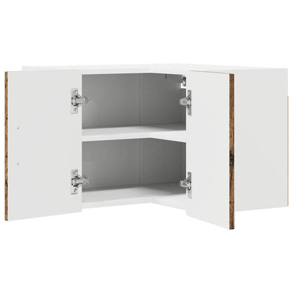 Keukenkast aan de muur Oud Hout 57 x 57 x 40 cm Bewerkt hout