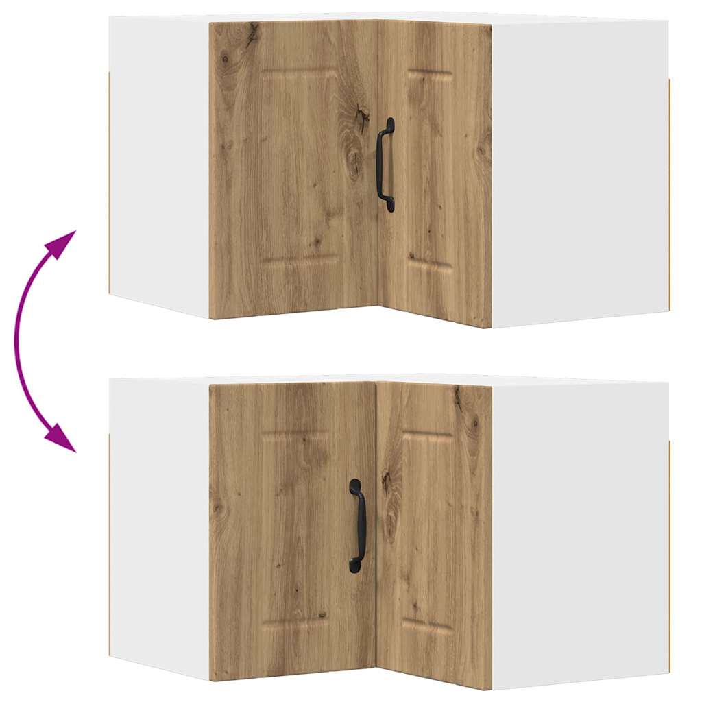 Keukenkast aan de muur met plank Artisan Eiken 57 x 57 x 40 cm