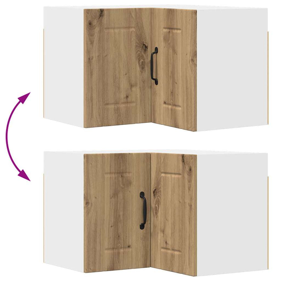 Keukenkast aan de muur met plank Artisan Eiken 57 x 57 x 40 cm
