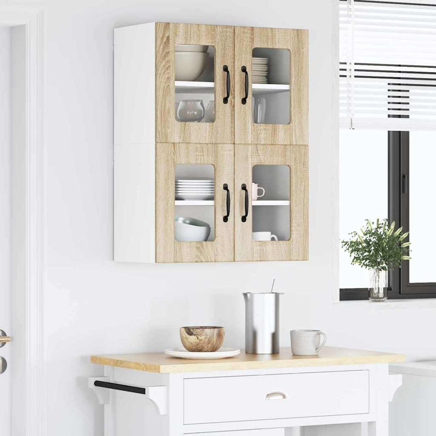 Keukenkast aan de muur met plank Sonoma Eiken 60 x 31 x 40 cm
