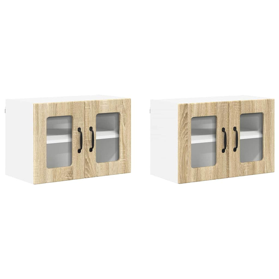 Keukenkast aan de muur 2 pcs Sonoma Eiken 60 x 31 x 40 cm
