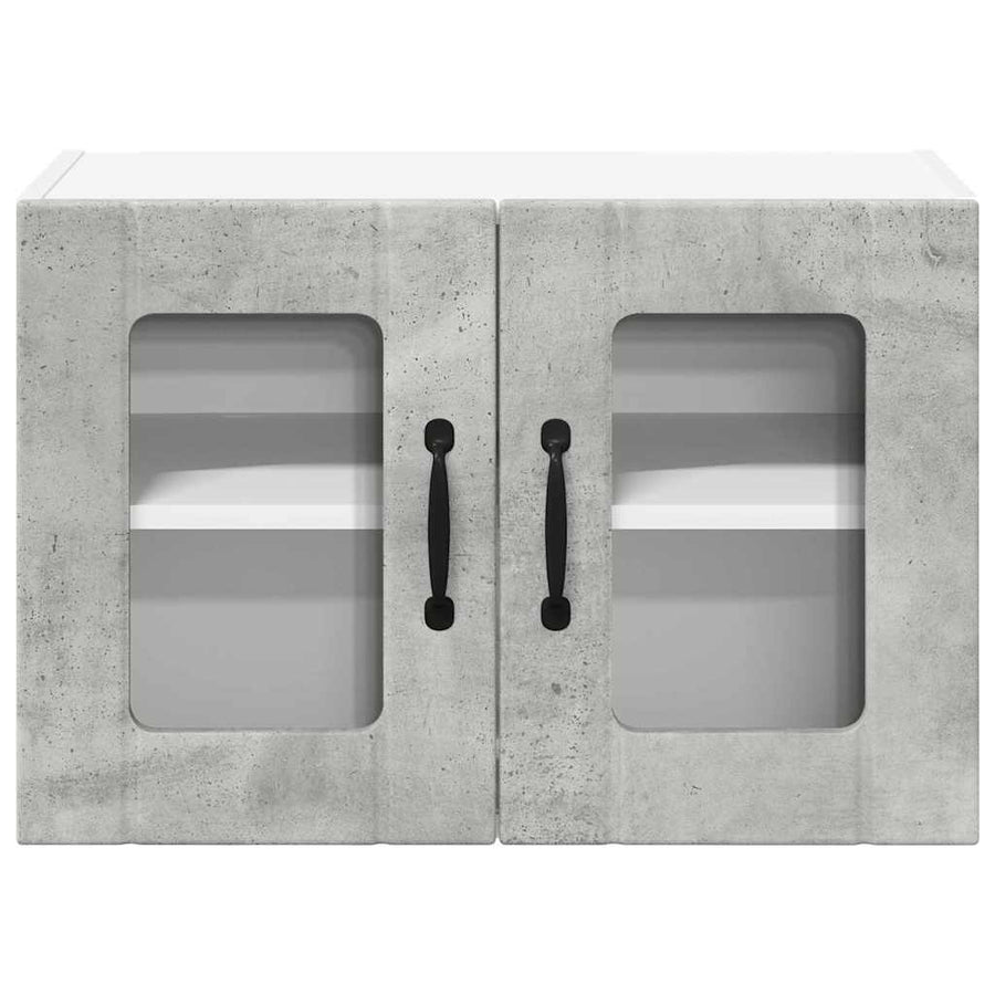 Keukenkast aan de muur Beton Grijs 60 x 31 x 40 cm Bewerkt hout