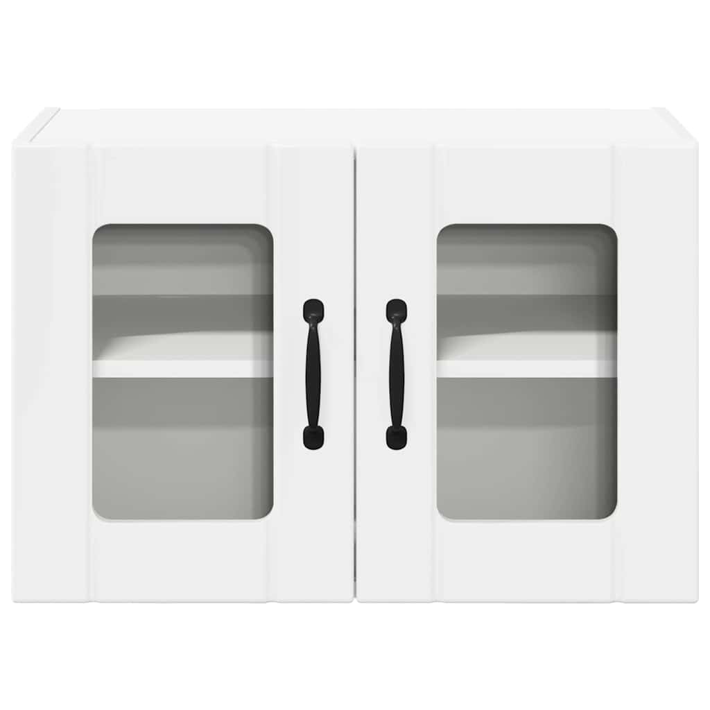 Keukenkast aan de muur 2 pcs Hoogglans wit 60 x 31 x 40 cm
