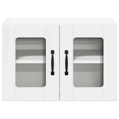Keukenkast aan de muur 2 pcs Hoogglans wit 60 x 31 x 40 cm