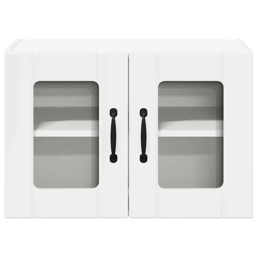 Keukenkast aan de muur 2 pcs Hoogglans wit 60 x 31 x 40 cm